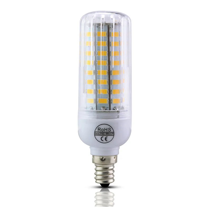 

E12 5730 SMD LED Corn Bulb Lamp Candle Light LED 80 80W Warm white 110V