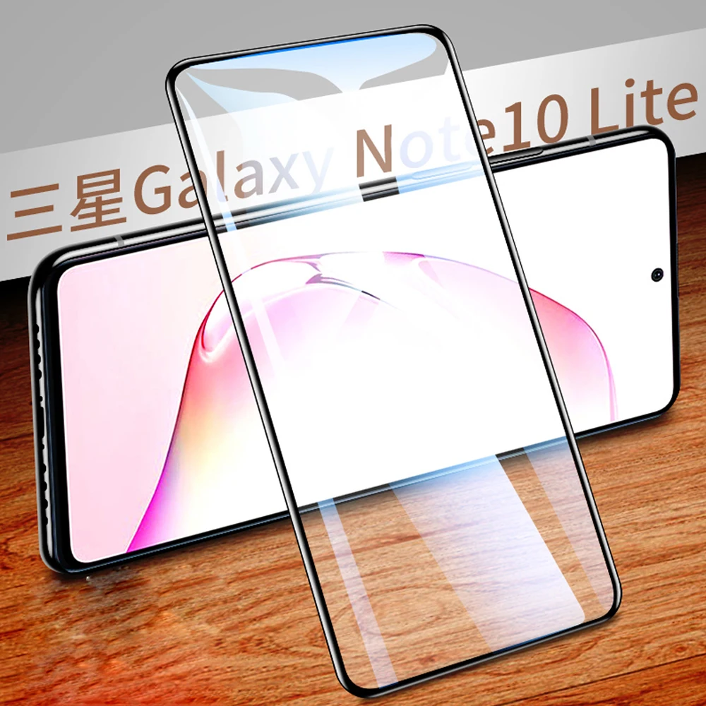 Полное покрытие Защитная пленка для samsung galaxy note 8 9 10 plus pro lite Закаленное стекло