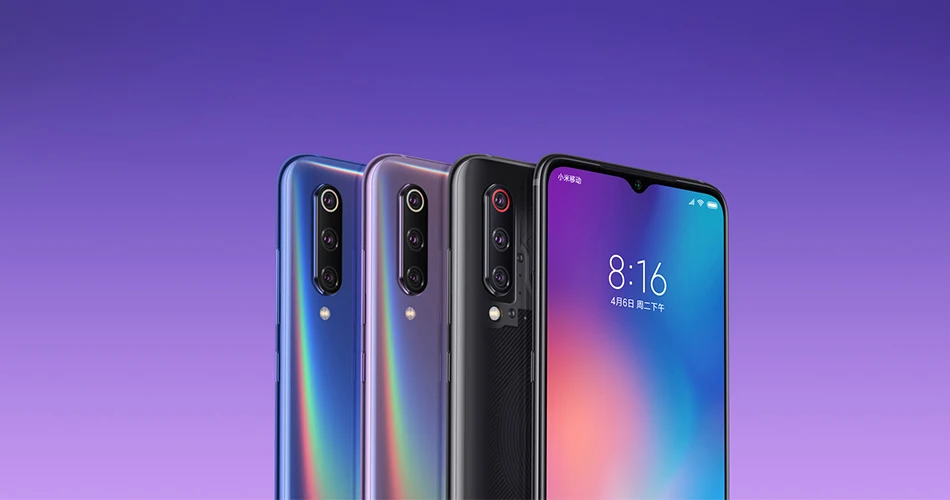 Global Version Xiaomi Mi 9 Smartphone MI9 6GB 64GB Snapdragon 855 Octa Core 6.39" Screen 48MP Tiple Cameras OTA NFC Mobile Phone