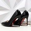 Woman High Heels Pumps Tacones Pointed Toe Patent PU Stilettos Heel Sexy Office Ladies Wedding Shoes 5/8/10cm Drop Ship ► Photo 3/6