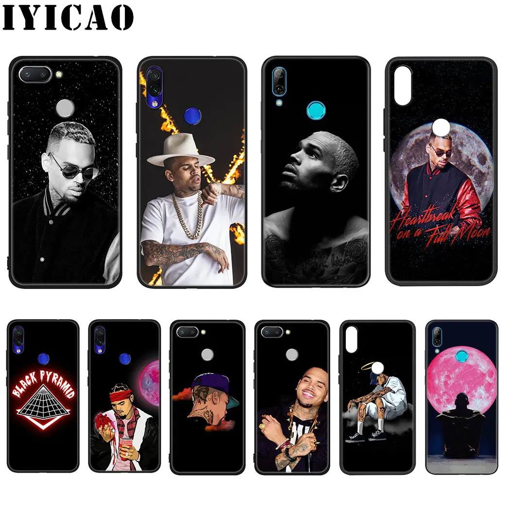 IYICAO Singer Chris Brown Soft Silicone Case for Xiaomi Redmi Note 4X 5 6 7 8 Pro 5A Prime |
