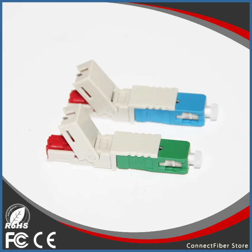 SC волоконно-оптический одномодовый быстрый разъем FTTH Оптический Разъем