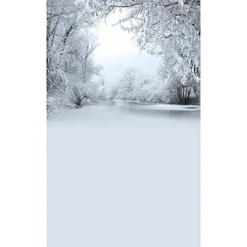 

Vinyl snow outdoor trees Photography Background Computed Printed Children Backdrops for Photo Studio