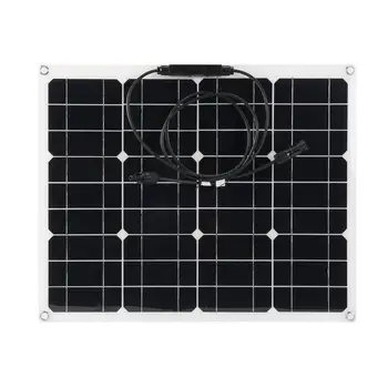 

40W Monocrystalline Flexible Solar Panel Module Outdoor Solar Charging Device Solar Power System For Off Grid RV Boat