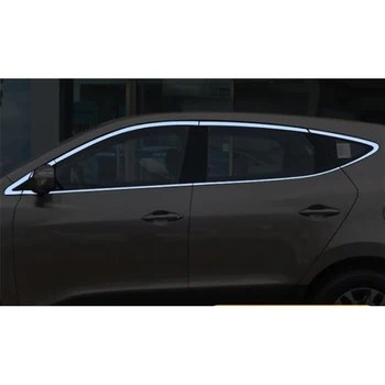 

Apply only for 09-19 new Hyundai Ix35 window stainless steel stripe window decorative stripe