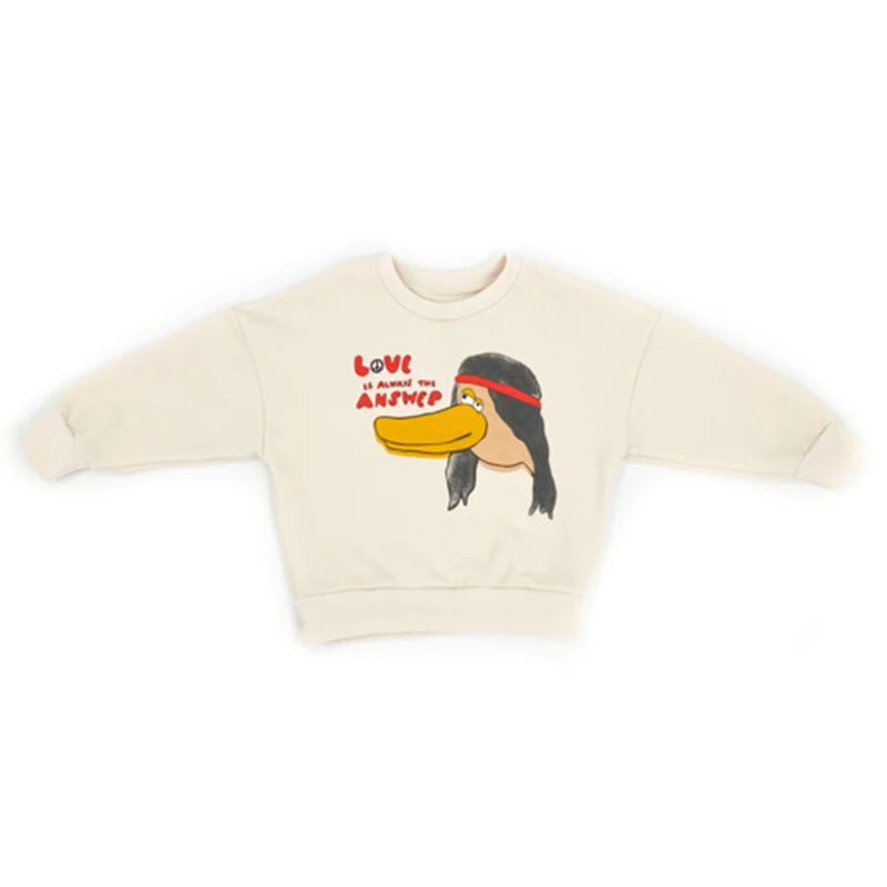 sweatshirt Детский свитер для маленьких мальчиков и девочек, вязаный свитер и платье, леггинсы, зимние модные брендовые топы, детский вязаный пуловер, топы - Цвет: sweatshirt