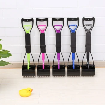 

Long Handle Pet Pooper Scooper Jaw Poop Scoop Clean Pick Up Animal Waste Bags Dog Puppy Cat Waste Picker Cleaning Tools Outdoor