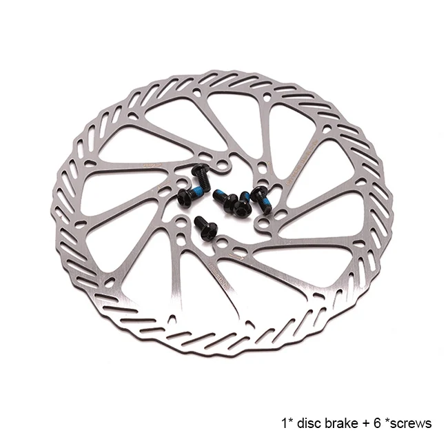 Bicycle disc brake Велосипедный Дисковый Тормоз MTB горный велосипед диск плавающий роторы с болтами 160 мм механический тормоз роторные колодки велосипедные аксессуары - Цвет: Bicycle disc brake