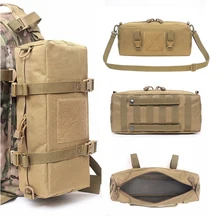 1000D Военная тактическая поясная Сумка Molle, водонепроницаемая медицинская сумка, сумка для хранения мелочей, EDC Сумка для охоты на открытом воздухе
