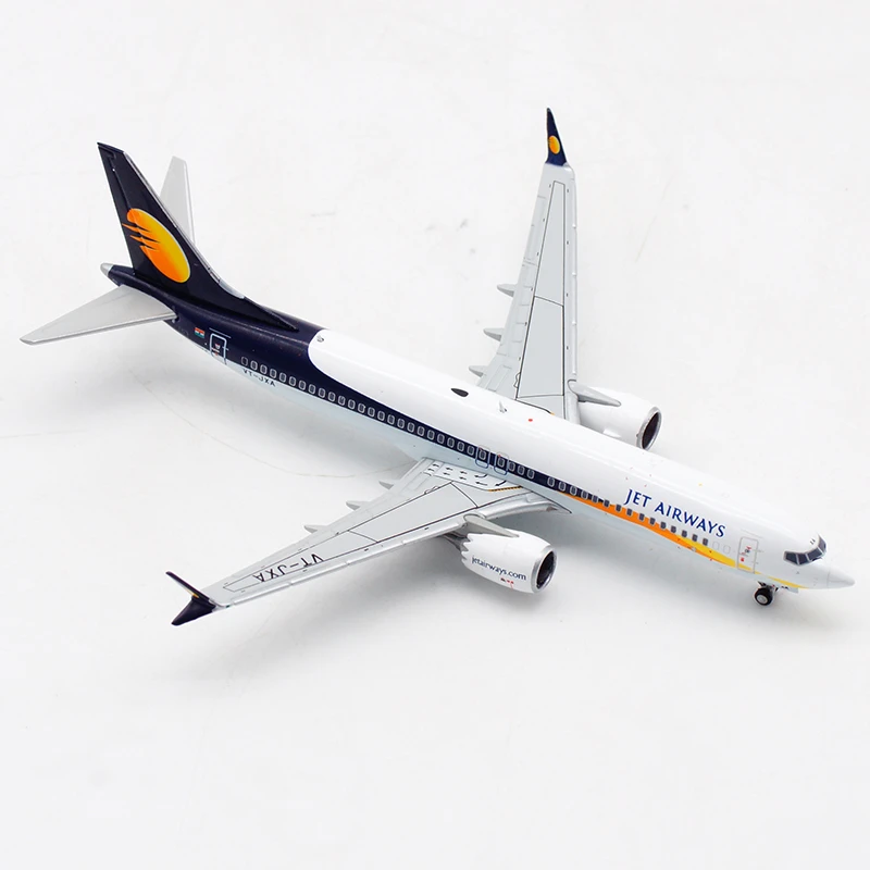 1:400 Scale B737-8max Vt-jxa Jet Airways Airlines Planes ...
