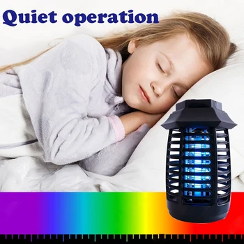 

Mosquito Killer Home Electric Shock Mosquito Repellent Lamp Trap Fly Bug Repellent Anti Mosquito Light Silent Pest Repellents
