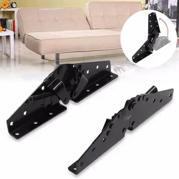 

BMBY-metal Steel Black Sofa Bed Bedding Furniture Adjustable 3-Position Angle Mechanism Hinge Hardware