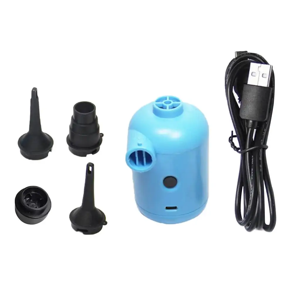 Inflatable Boats Air Pump Pool Toys Electric Air Pump Air Mattresses USB Air Pump Portable Inflator & Deflator Air Pump