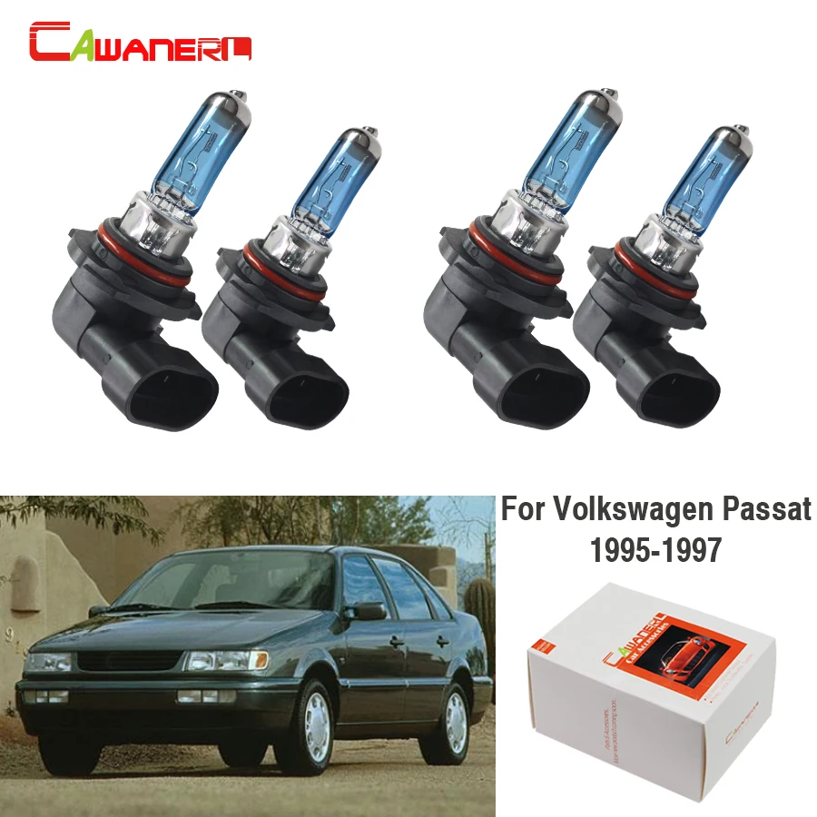Cawanerl 4X100 Вт 9005 9006 автомобильный Стайлинг галогенные передние противотуманные