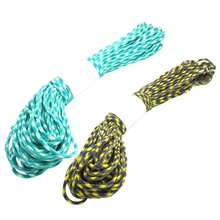 2 шт. Парашютная Веревка 7 нитей 550 фунтов 100 футов: 1 шт. фиолетовый+ желтый парашютный кодовый канат и 1 шт. Голубое озеро камуфляж парашют C