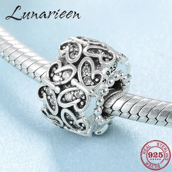 

True meaning of life Leaves Round Beads 925 Sterling Silver Charms Fits Original europeu Charms Bracelet Bangles DIY Jewelry