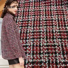 Весенняя одежда для показа в морскую и синюю полоску, ароматная ткань, шерсть, кашемир, вязанная Высококачественная вязаная шерстяная ткань высокого качества