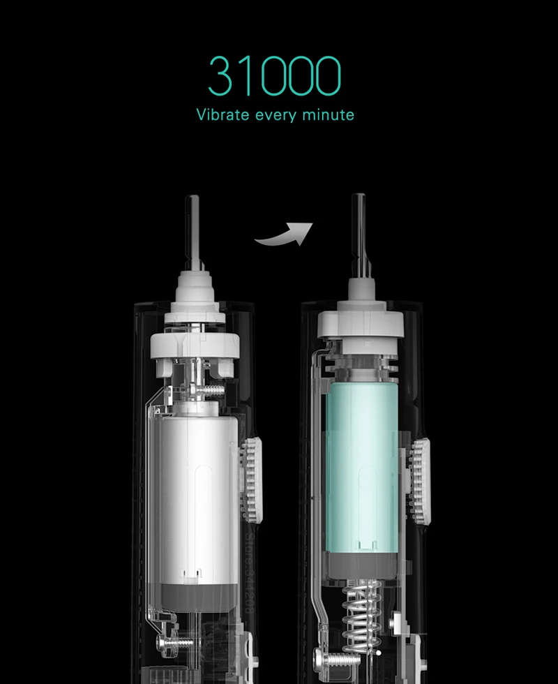 Xiaomi mijia original inteligente escova de dentes