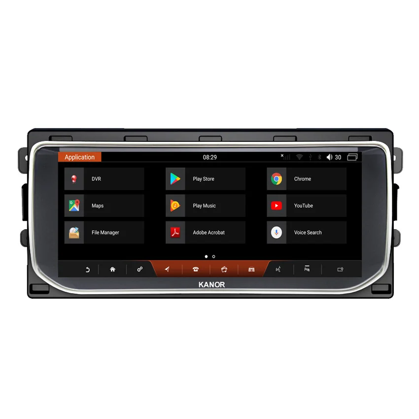 Аудио плеер KANOR android 9 0 радио для Land Range Rover Vogue L405 2012 2016 поддержка bluetooth Wi Fi gps