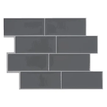 

Wall Sticker Vinyl Bathroom Kitchen Home Decor DIY Removable Self Adhesive Mosaic Art Tile