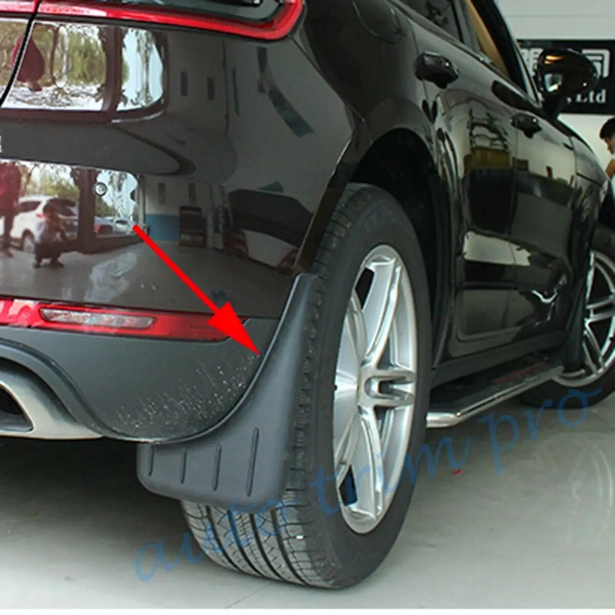 Передний+ задний брызговик Накладка подходит для Porsche Cayenne брызговик крыло аксессуары мягкий пластик