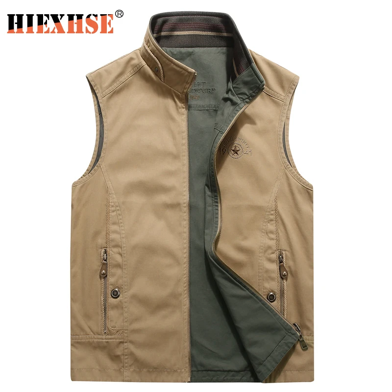 

2020 Outdoor Men Military CLothing Waistcoat Army Tactical Many Pockets Vest Sleeveless Jacket Reporter Waistcoat