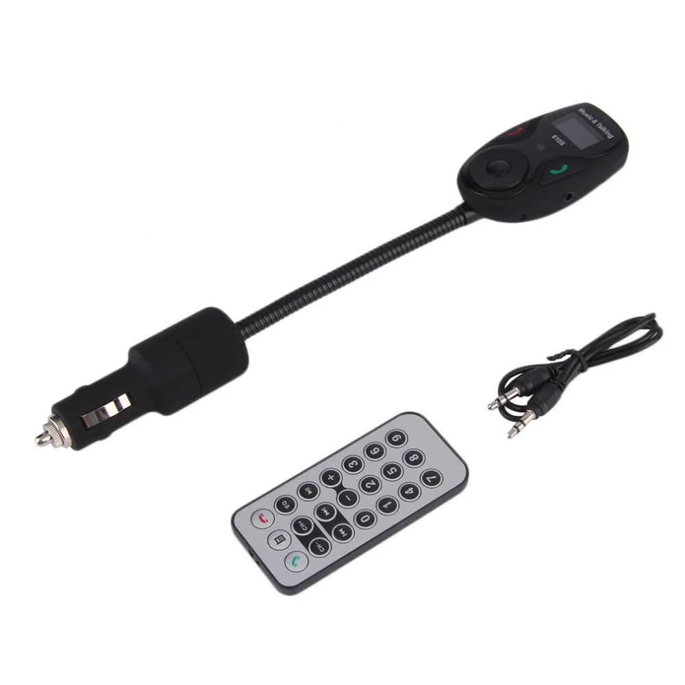 Автомобильный комплект MP3 плеер беспроводной Bluetooth fm-передатчик модулятор ЖК-дисплей в автомобиле Hands-free Определитель номера дисплей для iPhone для samsung