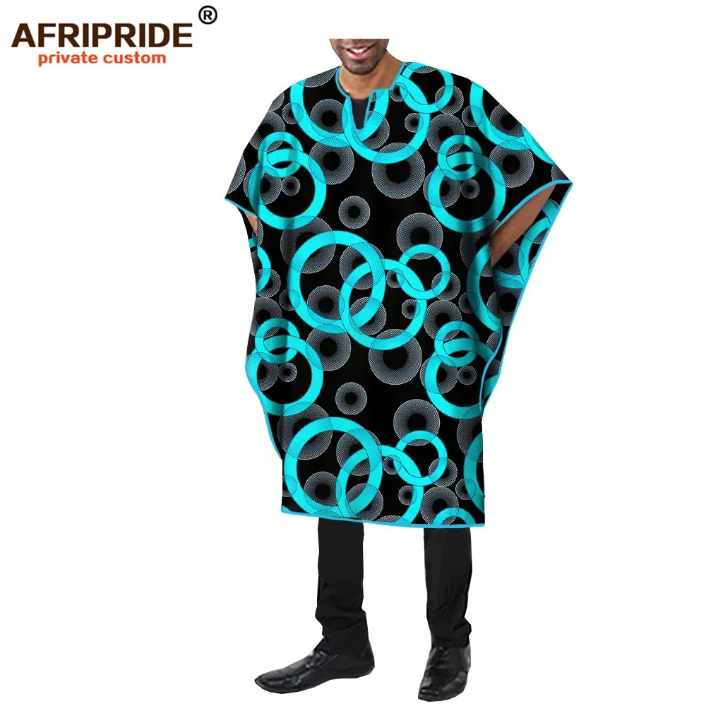 Новинка, африканская одежда с принтом для мужчин, AFRIPRIDE, портной, Анкара, стиль, повседневное Мужское пальто, хлопок высокого качества, A1814003 - Цвет: 308X13