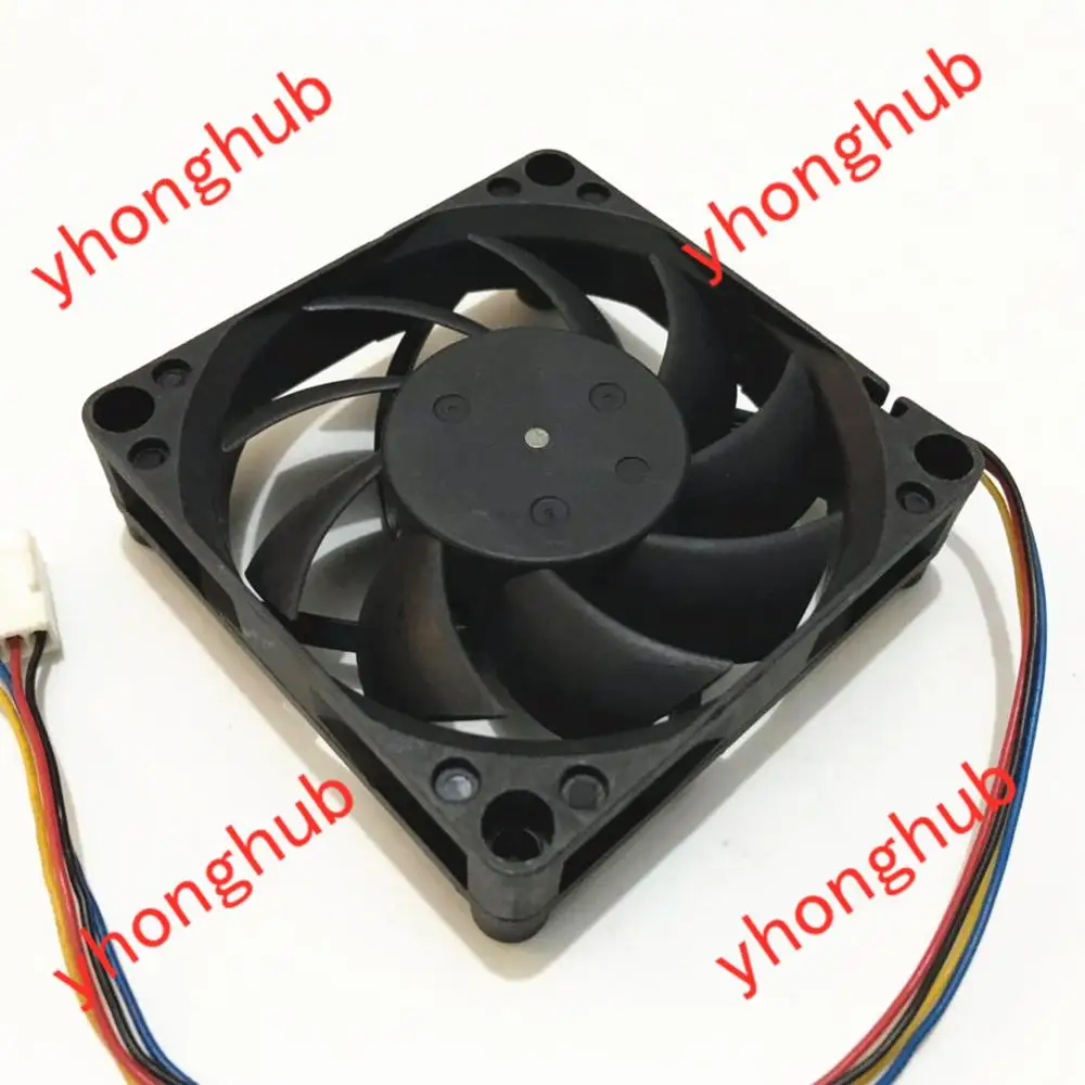 Кулер для охлаждения сервера Foxconn PVA070E12L P02 DC 12 В 0.2A 4 Wire 70x70x15 мм|square fan|cooling fans 140mmserver