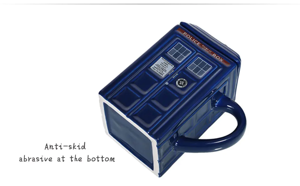 Doctor Who Tardis Police Box Ceramic Mug Cup With Lid Cover For Tea Coffee Mug Funny Creative Gift Christmas Presents Kid Men (4)
