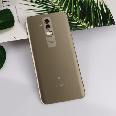 gold Для huawei mate 20 Lite стекло задняя батарея чехол для Maiman 7 парная 20 литровая задняя дверь оболочка+ стеклянная линза - Цвет: gold