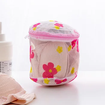 

Bra Protective Washing Bag Printed/Solid Color Folding Laundry Bag Underwear Storage Bag Laundry Bags XHC88