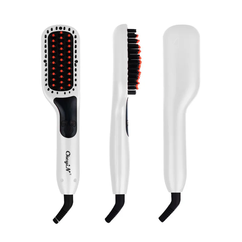 Professional Hair Straightener Brush Electric Comb Irons Straight brush styling tool | Красота и здоровье
