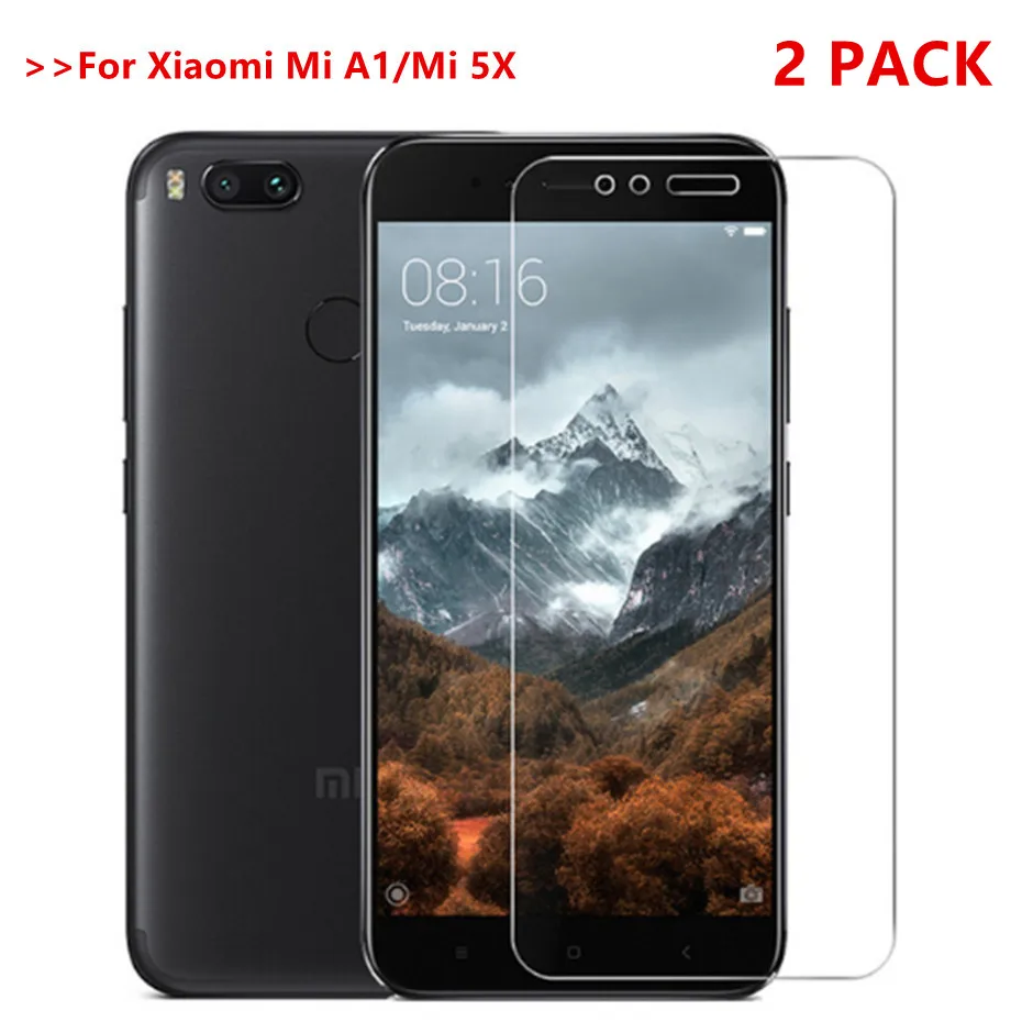 

2PCS Tempered Glass For Xiaomi Mi A1 Mi 5X full screen protector glass film on Xiaomi mi a1 Xiaomi Mi5X mi 5x protective glass