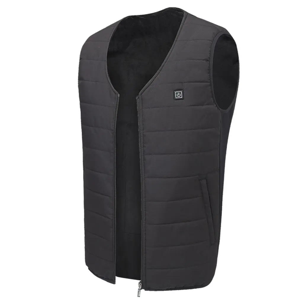 

Unisex Electric Heating Vest USB Security Intelligent Thermostat Electric Vest Constant Temperature Winter Warm Vest