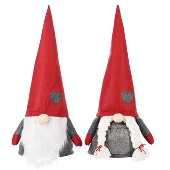 

Christmas Decorations Forest Old Man Cone Spring Tree-Top Star Decoration Christmas Tree Faceless Doll Decoration