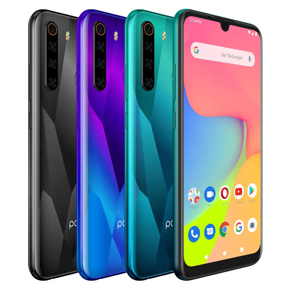 POPTEL P1 6.3 Inches FHD+ 16MP Camera Cellphone 4000mAh Mobilephone 4G Celular Gaming Mobile Android Smart Phones