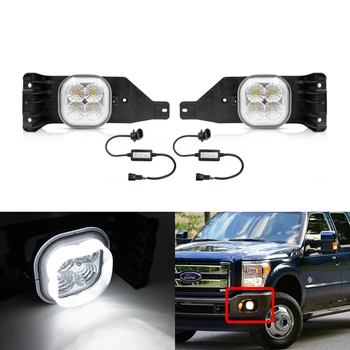 

Front Led Fog Light Kits For Ford Excursion F-250 F-350 F-450 F-550 Pickup 2005 2006 2007 Auto Bright Driving Lights Kits