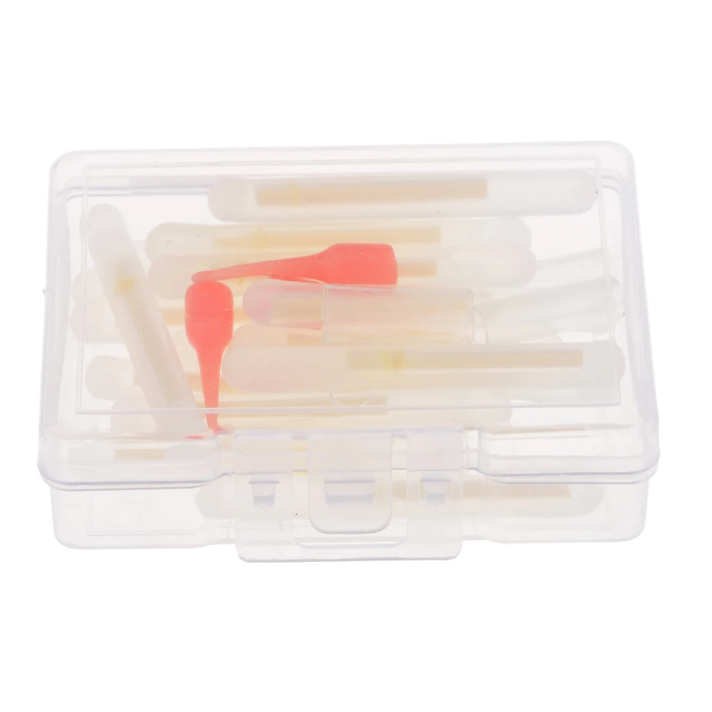 15pcs Portable Luminous Clip on Rod Tip Night Fishing Glow Light Stick Bite Indicator Night Light Alert with Box