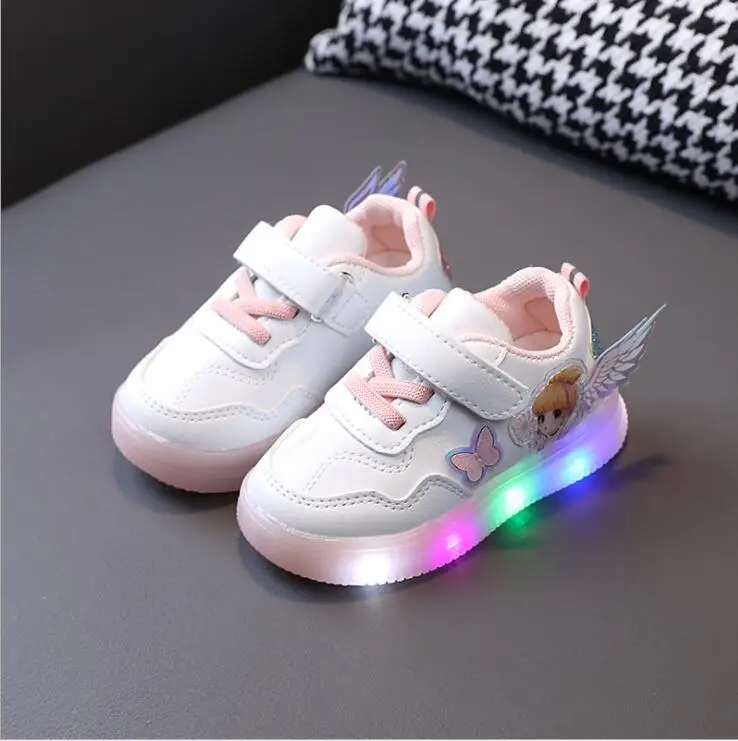 Tanio Gorące dzieci świecące buty dziecięce trampki z diodami LED