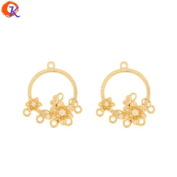 

Cordial Design 50Pcs 20*30MM Jewelry Accessories/Hand Made/Charms/Imitation Pearl/Flower Shape/DIY/Earring Findings/Connectors
