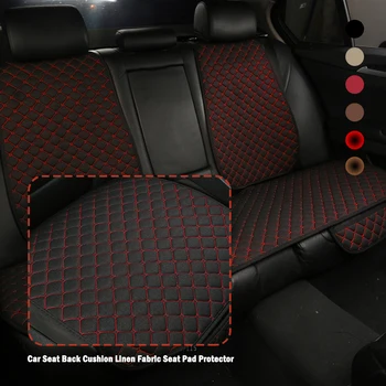 

Linen seat cushion Car Seat Cover Protector Auto Flax Front Back Rear Backrest Seat Cushion Pad