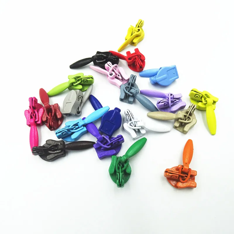 

Automatic lock Slider 10 Colors 100Pcs 3# Invisible Nylon Coil DIY Sewing Tool