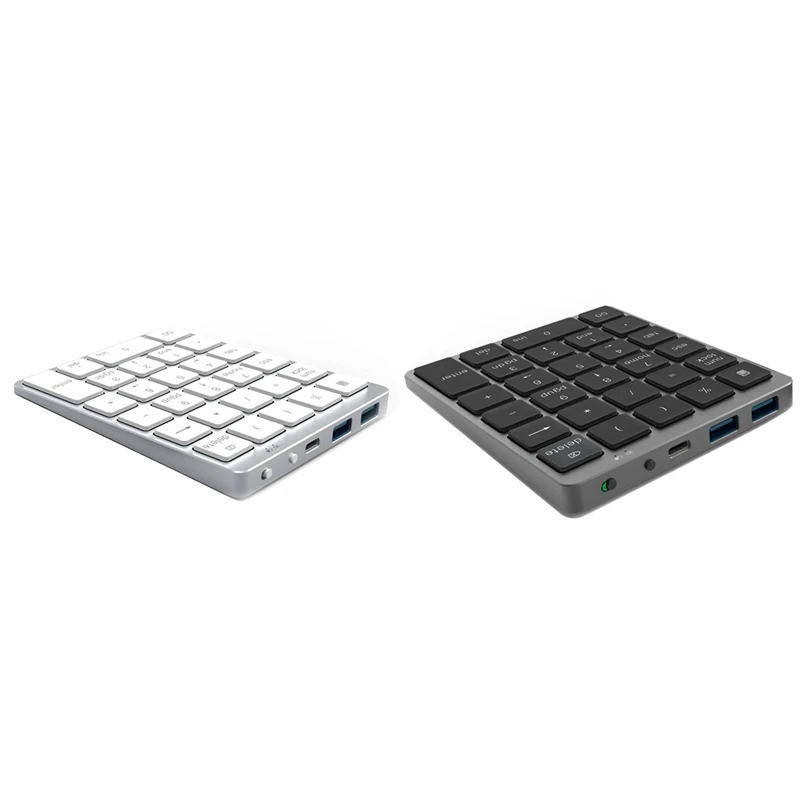 N970 Wireless Bluetooth Numeric Keypad with USB HUB Dual Modes MoreFunction Keys Mini Numpad for Accounting Tasks | Компьютеры и офис