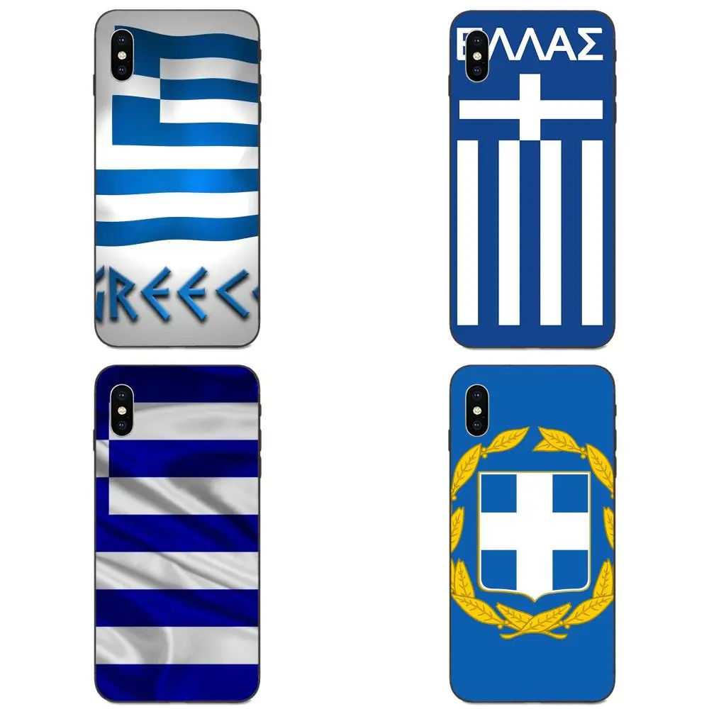 Для Apple iPhone 4 4S 5 5S SE 6 6S 7 8 11 Plus X XS Max XR Pro печать рисунок ТПУ греческий национальный