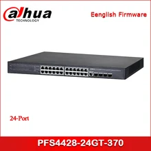 Dahua PoE коммутатор PFS4428-24GT-370 24-Порты и разъёмы PoE гигабитный управляемый коммутатор