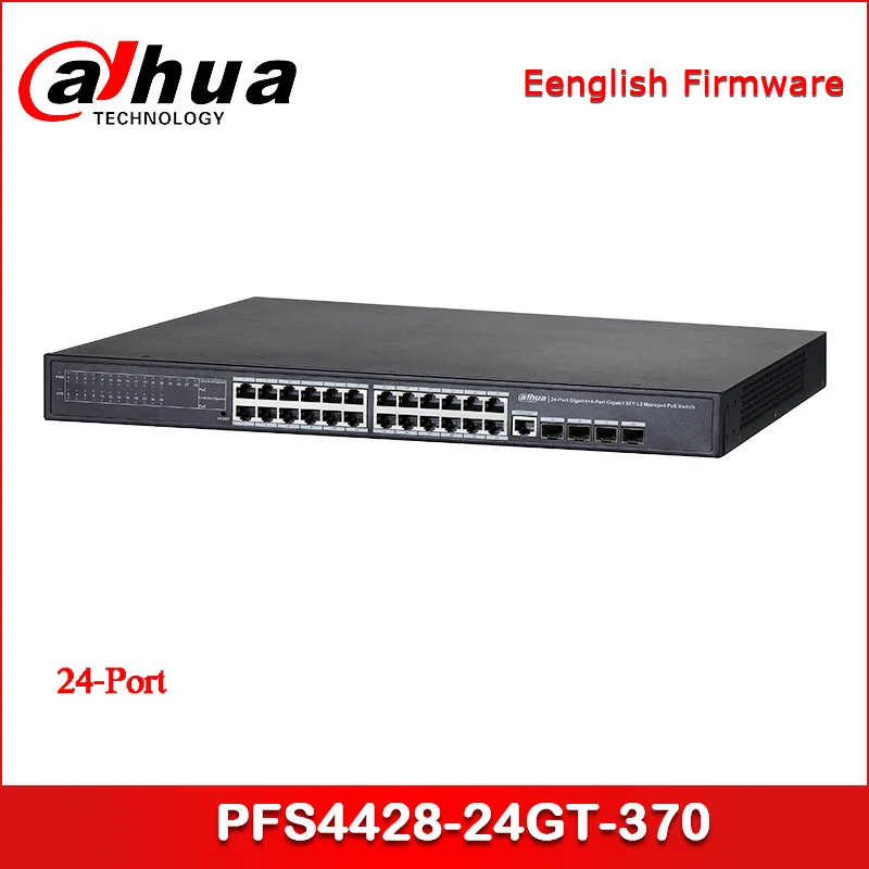 

Dahua PoE Switch PFS4428-24GT-370 24-Port PoE Gigabit Managed Switch
