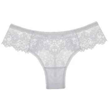 Sexy Lace Thong Panties Female Underwear for Women Seamless Mini G String Hollow Breathable Low