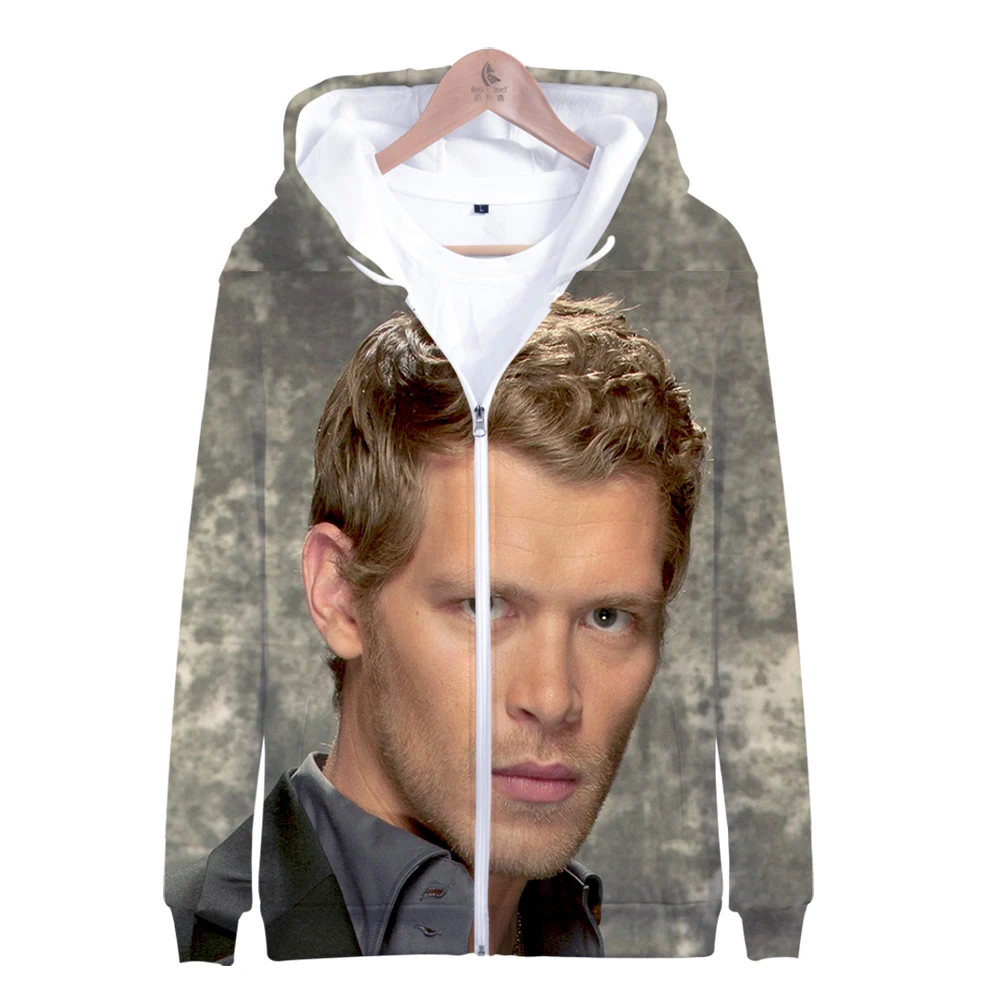 Модные высококачественные Niklaus Mikaelson 3D мужские толстовки на молнии/женские толстовки в стиле хип-хоп с принтом на молнии Niklaus Mikaelson 3D