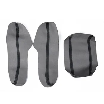 

Cover Trim Armrest Box Case FOR Honda Civic Armrest Box Cover 3Pcs Leather Center Fashion